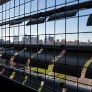 Linetec finishes 48,000 aluminum flapper panels for Logan Airport’s West Garage extension in Class I clear anodize