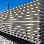 Louvered Roof Equipment Screens from Architectural Louvers