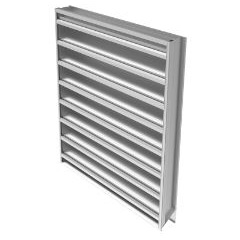 Louvers and Architectural Solutions: New Wind Load Option for ELF6375DXD by Ruskin