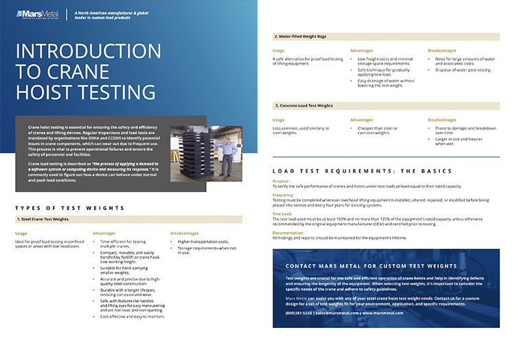 Mars Metal's Introduction to Crane Hoist Testing