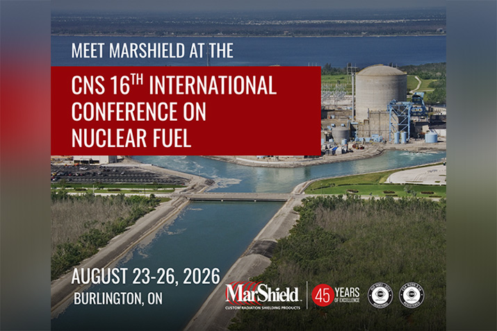 MarShield Brings Custom Radiation Shielding to the CNS Conference on Nuclear Fuel