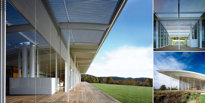 Maximize views with generous exterior glazing, while ensuring privacy and thermal efficiencies