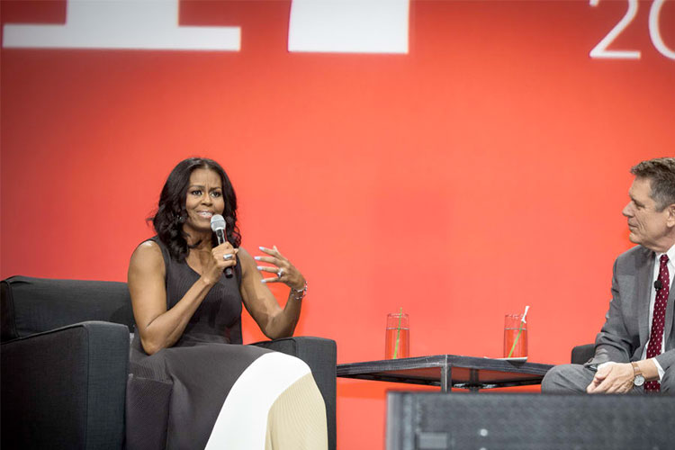 Michelle Obama speaks to A’17 on the impact of design