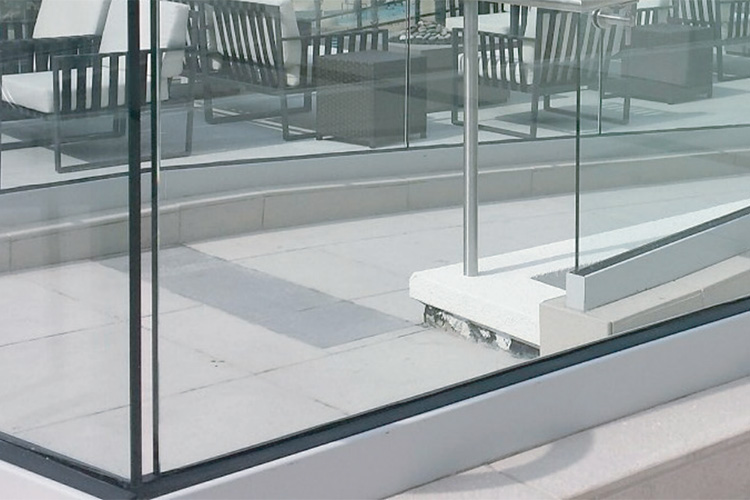 Wet Railing Wet Glaze Systems from Morse Architectural on AECinfo.com