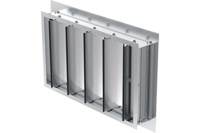 New CD50VIF High-performance Vertical Extruded Aluminum Airfoil Blade Control Damper - Class 1 Leakage