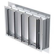 New CD50VIF High-performance Vertical Extruded Aluminum Airfoil Blade Control Damper - Class 1 Leakage