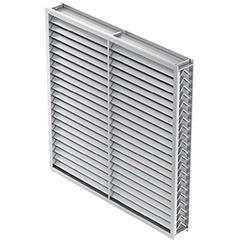 New Flange Mount Option For Model XP500 Aluminum Extreme Weather Louver