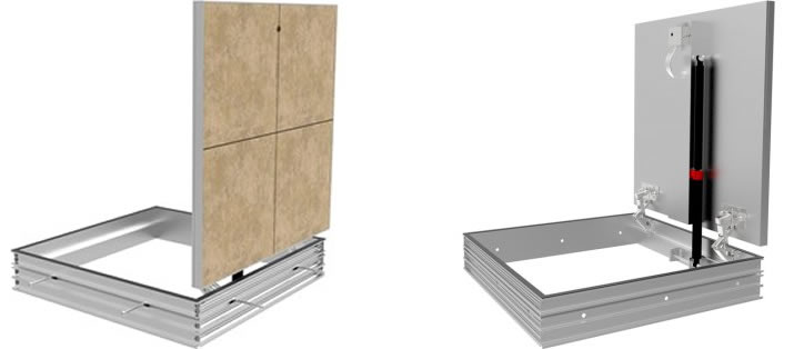 Nystrom Launches 1 Inch Pan Floor Door