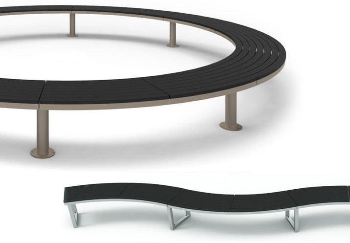 OGDEN flexible curved or circular benches