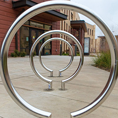 Opal bike racks: safe, durable and easy to lock onto