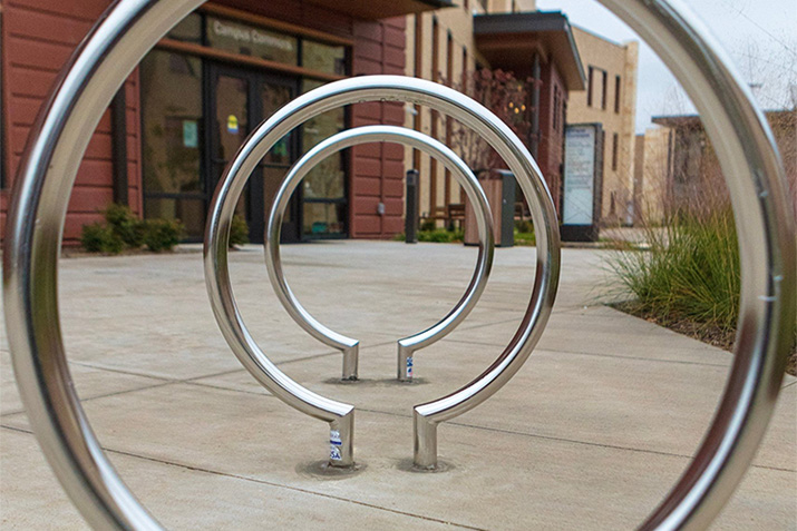 Opal bike racks: safe, durable and easy to lock onto