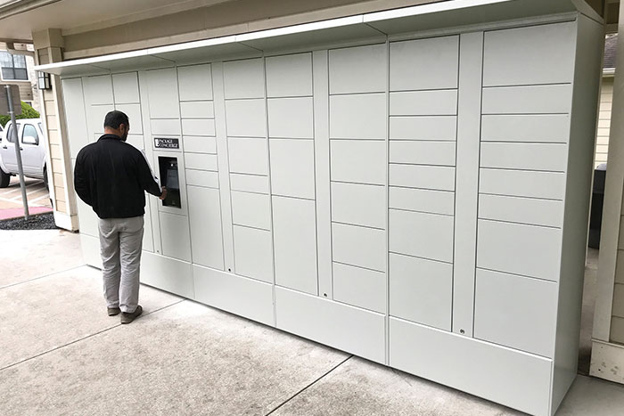 Outdoor Parcel Lockers from Package Concierge