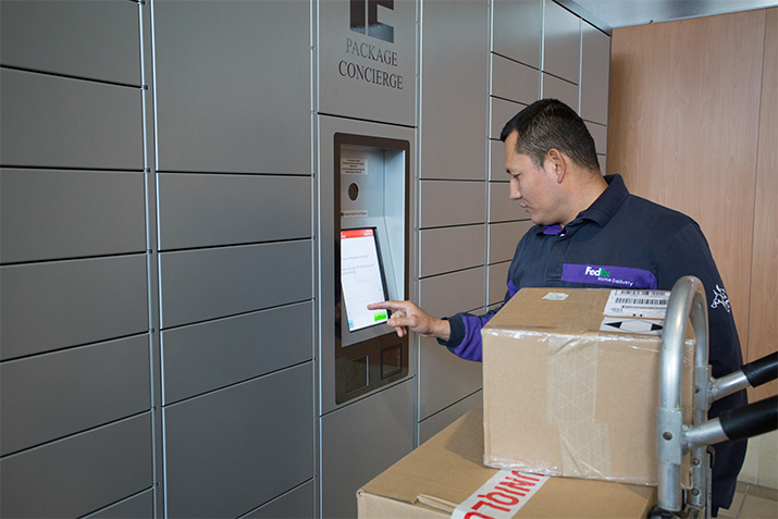 Package volume increase means greater need for automated lockers