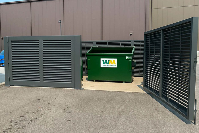 PalmSHIELD Dumpster Enclosures PalmSHIELD Dumpster Enclosures