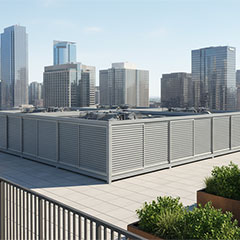 PalmSHIELD Forte - Rooftop Screen Enclosures Designed for Performance & Compliance
