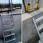 Parapet Back Ladder System from LadderPort