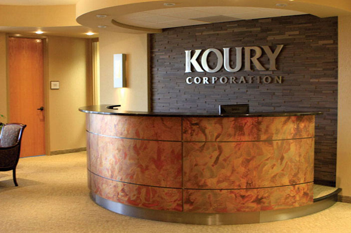 Patina Onyx NuMetal Copper Laminate at Koury Corporation