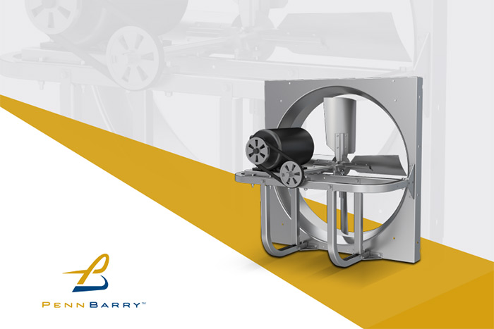 PennBarry Breezeway (BZW) Axial Propeller Panel Fans