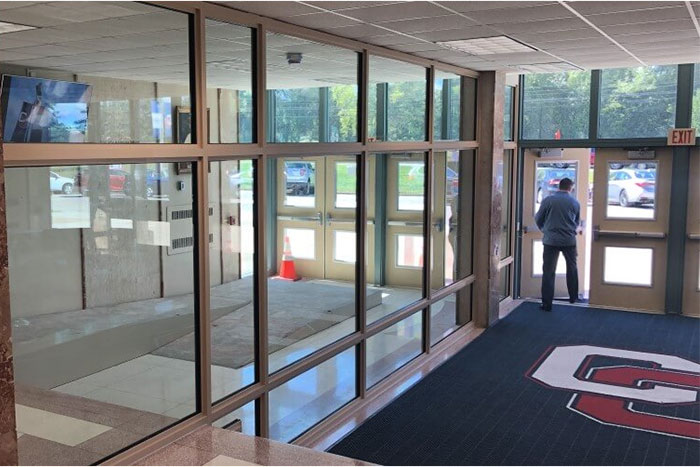 Planning Ballistic Barriers for School Entryways