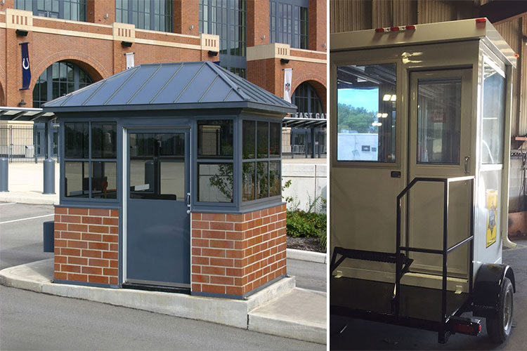Portable security booths