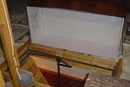 attic stair insulator cover