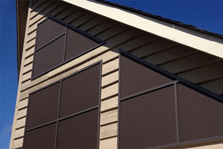 Providing solar control for oddly-shaped windows