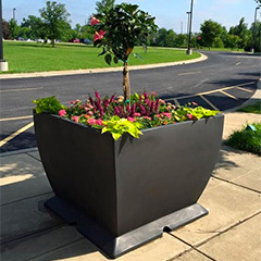 Recycled Planters, Light Poles, and Bases