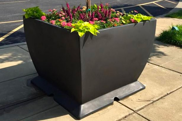 Recycled Planters, Light Poles, and Bases