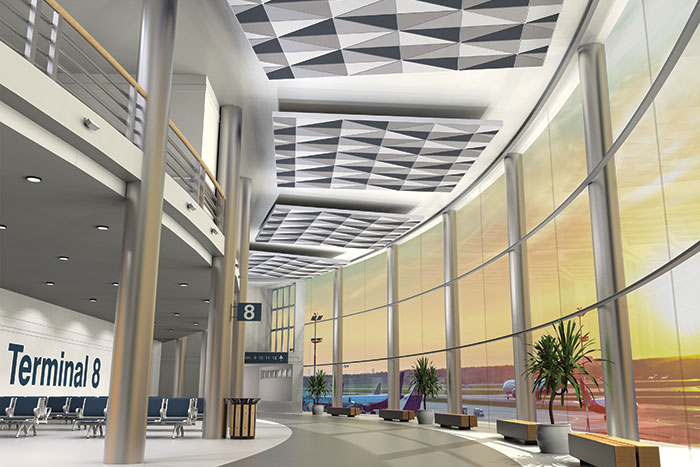 Reinvent the Ceiling Plane with New DESIGNFlex Ceiling Systems