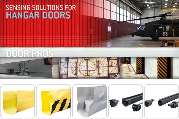 Sensing solutions for hangar doors