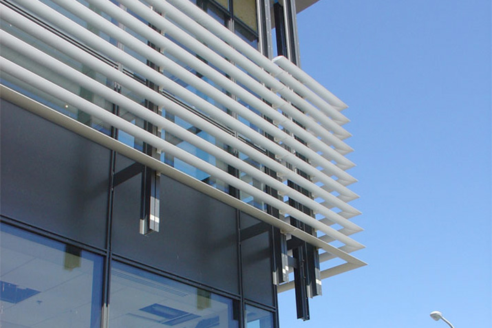 Solar shading systems: fixed & motorized louvers