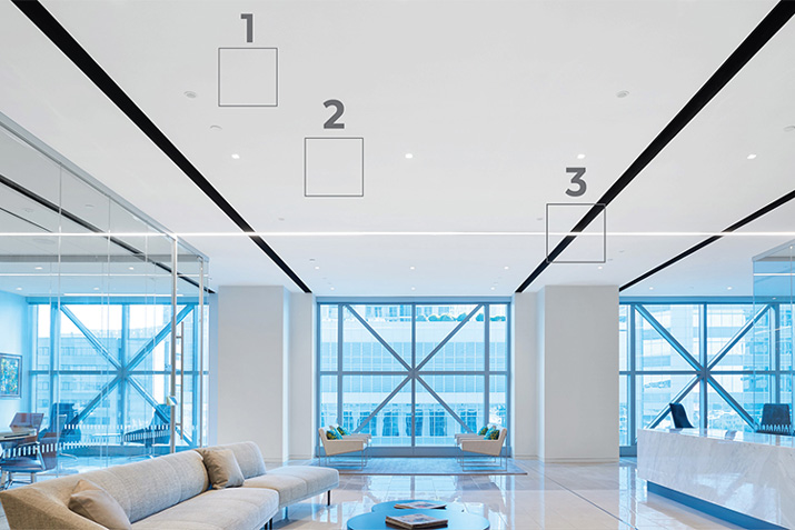 Sustainable AcoustiBuilt ceiling and wall system offers the seamless, monolithic look of drywall - but with the ideal combination of sound absorption and sound blocking Sustainable AcoustiBuilt ceiling and wall system offers the seamless, monolithic look of drywall - but with the ideal combination of sound absorption and sound blocking