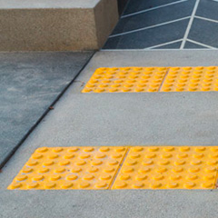 Tactile paving makes the built environment more universally accessible