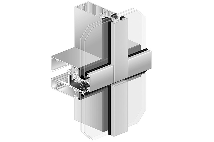 Four-sided captured system allows for crisp sightlines