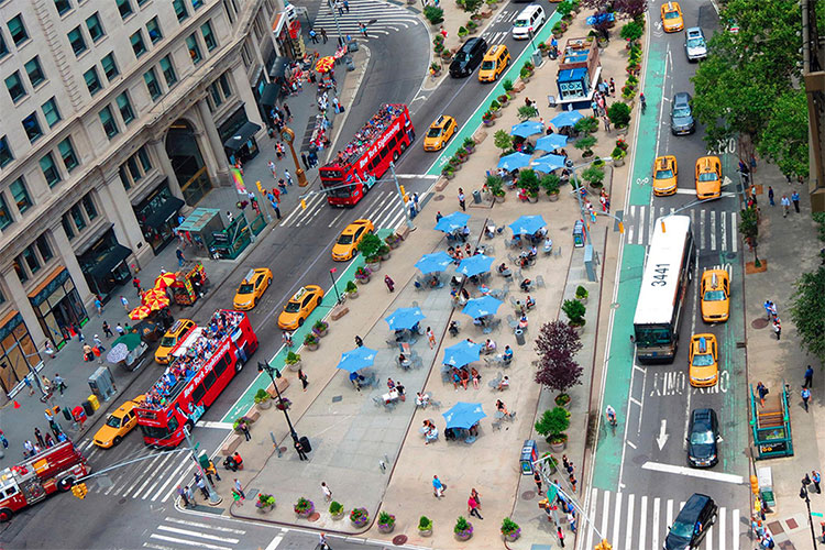 TerraCast Step Planters Bring Innovation to Reclaim Public Spaces in Major U.S. Locations