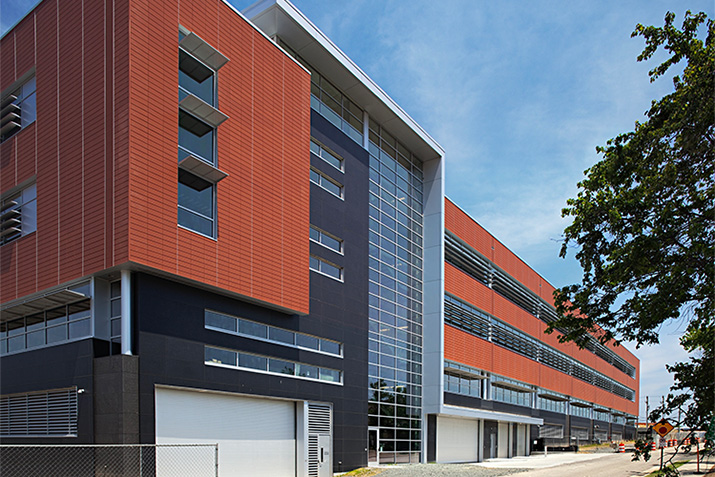 Terracotta Rainscreen Facades give Durham County Human Services Complex an urban presence