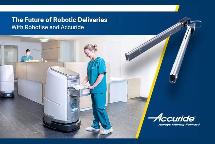 The Future of Robotic Deliveries are here! With Robotise and Accuride
