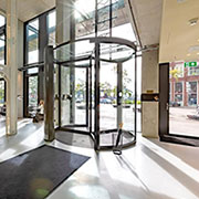 The QO Hotel Installs Boon Edam Revolving Door to Achieve LEED Platinum Certification