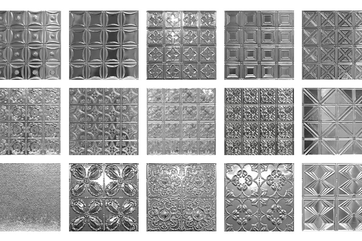 Tin Ceiling Pattern Charts