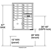 Tips to meeting Compliant Installation Requirements for Centralized STD-4C Mailboxes