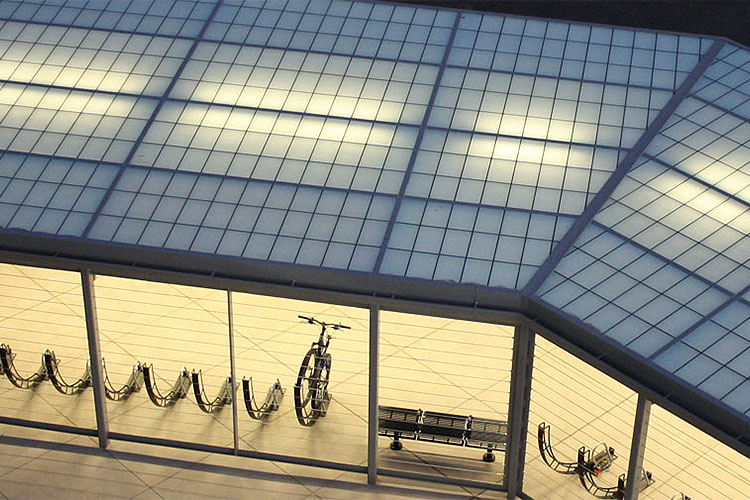 Translucent panel canopies allow for great design versatility