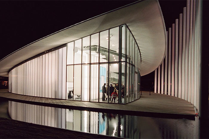 Translucent Panels at Chesapeake Boathouse, Oklahoma City