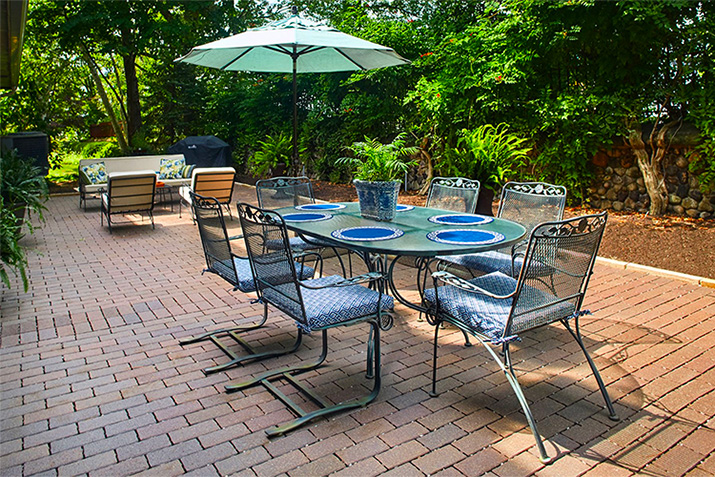 Turn your backyard, porch, or patio into THE place to be this season with Belden Brick Permeable Pavers