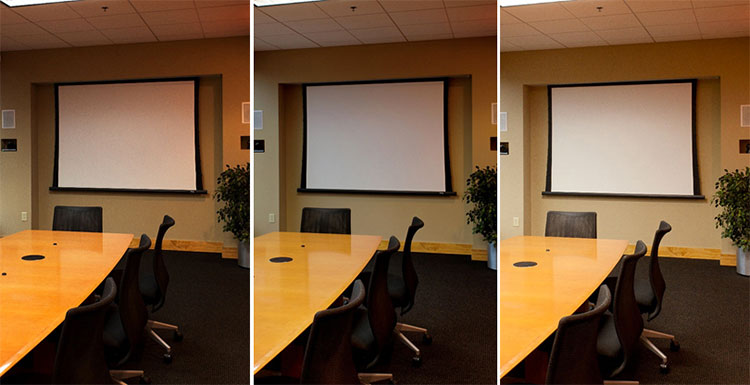 Updated projection screen science