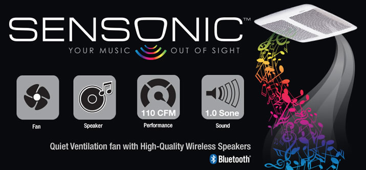 Ventilation for you the music fan: Brilliant audio performance concealed behind your fan grille