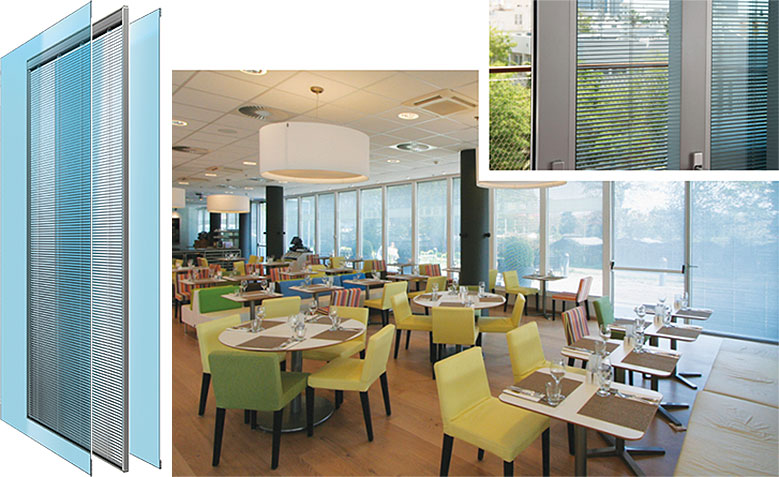 ViuLite® insulating glass with integrated premium quality blinds