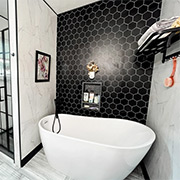 Waterproof Laminate Bathroom and Shower Wall Panels from Bath Doctor