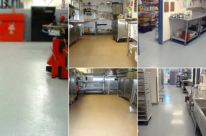 What are the Flooring Options for a Food Facility Washdown Area