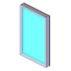 What framing materials are needed for bulletproof security windows?