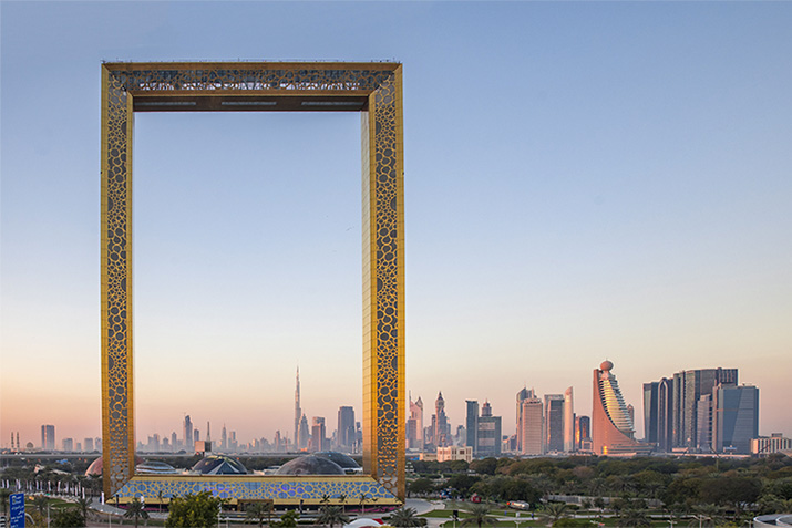 When it came to choosing entrances for the Dubai Frame in UAE, designers selected revolving doors for security, safety and accessibility